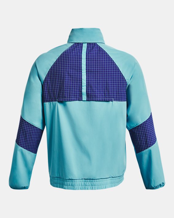 Men's UA Accelerate Track Jacket, Blue, pdpMainDesktop image number 5